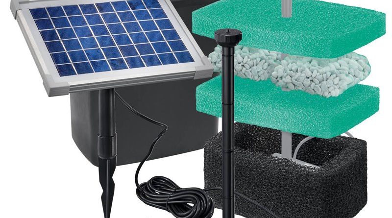 solarni filtrace jezirek